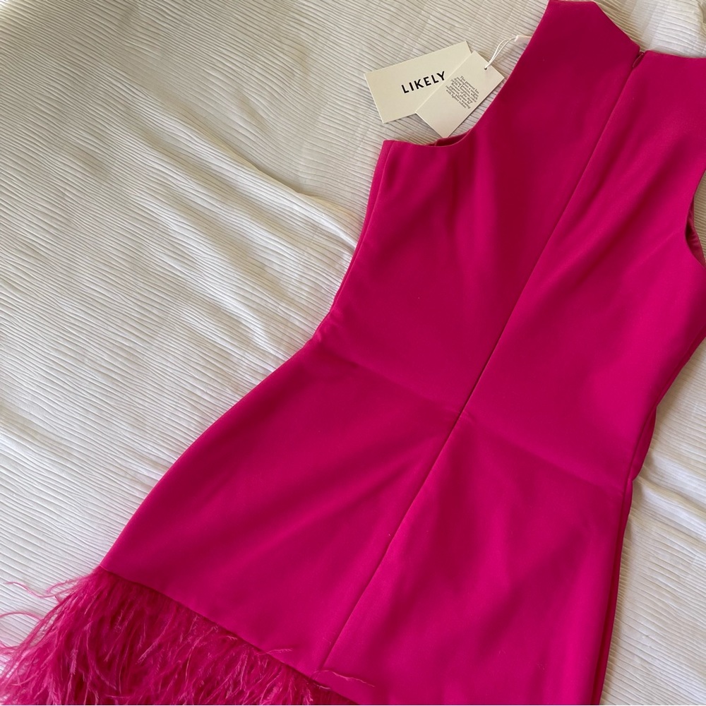 Brand New- LIKELY Cami Dress in Fuchsia Pink 💗✨ - Picture 9 of 15